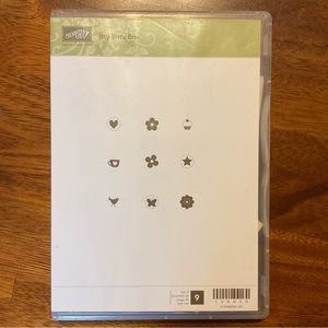 Stampin Up! Itty Bitty Bits set of 9 clear mount stamp set